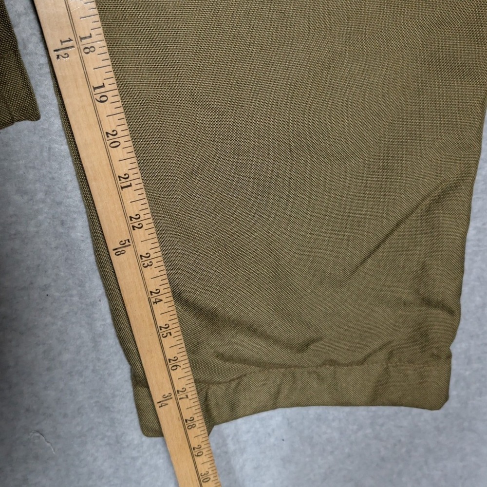 LL Bean Hunting Pants Mens 34 Green Waterproof Brush Briar Utility Performance - Picture 7 of 8